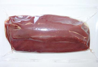 Duck fillet 380+g, France 1x5 vac 10kg - Click Image to Close